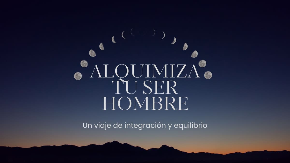 Alquimiza tu Ser Hombre